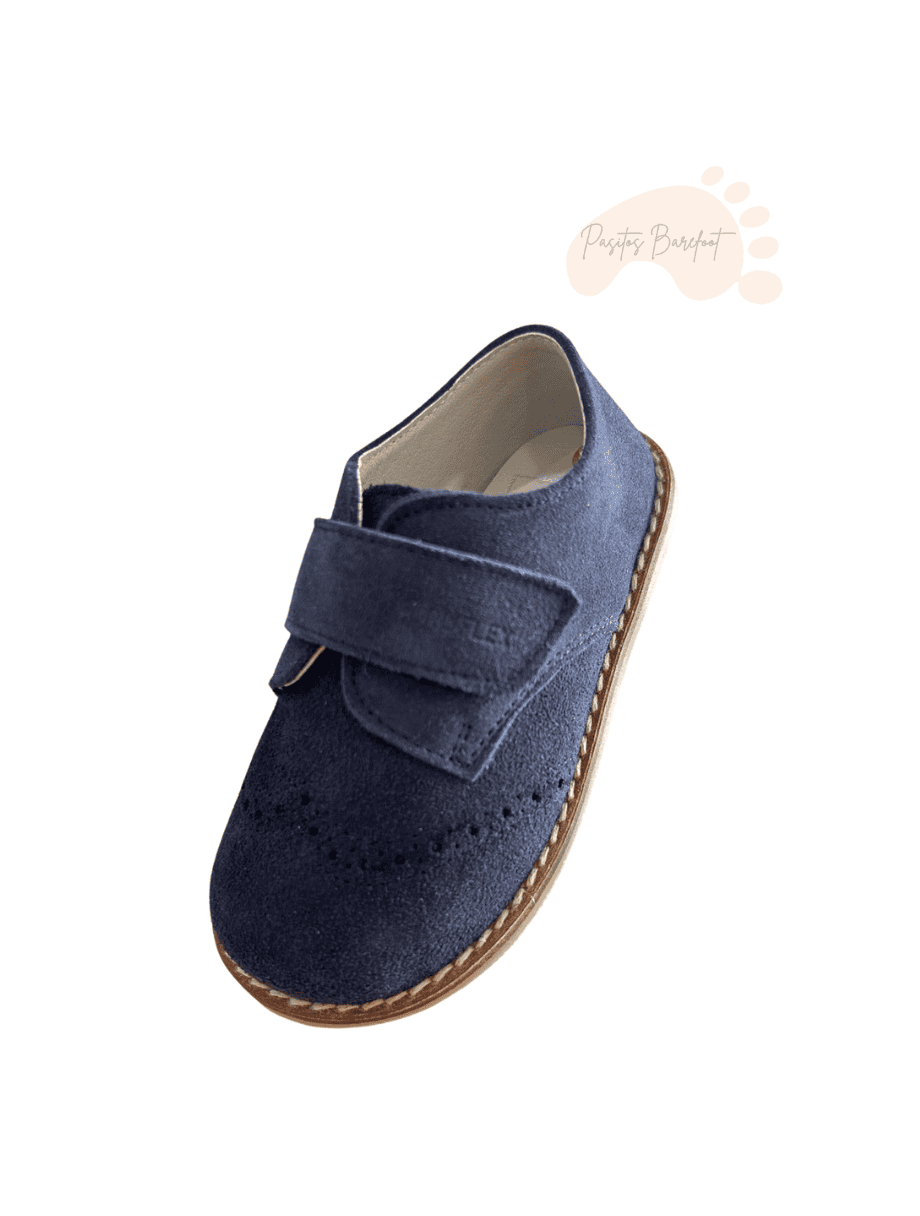 Zapato Respetuoso Piruflex Infantil Serraje Marino PF195-1 - Imagen 2