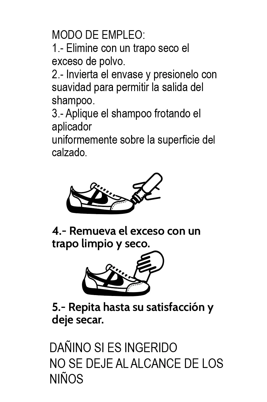 PANAM Shampoo Gel para tenis - Imagen 3