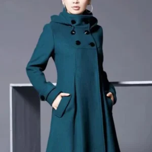 Abrigo oversize con capucha Cambridge