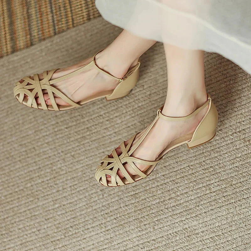 Sandalias romanas con tacón - Imagen 5